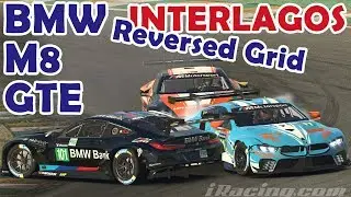 BMW M8 GTE at Interlagos Reversed grid