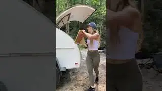 A weekend in the Woods 🏕🦌#camping #outdoors #shorts