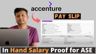 Accenture ASE in hand salary | Pay slip | In hand salary