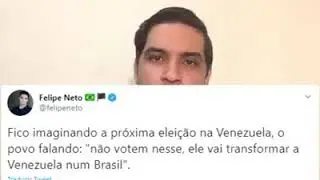 Venezuelano responde a Felipe Neto