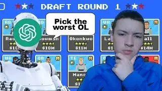 Retro Bowl, but an AI drafts my team