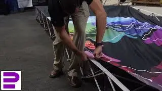 30' Hopup™ Tension Fabric Display Set Up