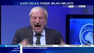 Atalanta Milan 5-0 Tiziano Crudeli Piange 