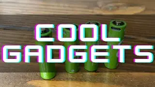 Cool Gadget Items - Charging Cable and Rechargeable Batteries.