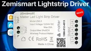 Poder para o LED! Review do Zemismart Matter Lightstrip Driver