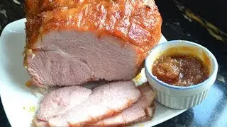 Pineapple Rosemary Glazed Christmas Ham