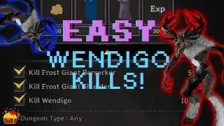 Easiest Way To Get Wendigo Kills (Ice Abyss) - Dark And Darker