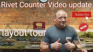 Rivet counter update, YouTube video goes viral layout tour 00 gauge model railway