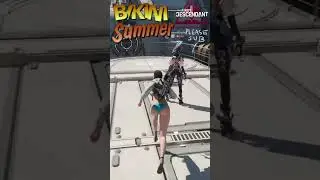 Bikini Summer runway pose #bikini #bikinishorts  #thefirstdescendant #mmorpg #destiny2 #valby #japan