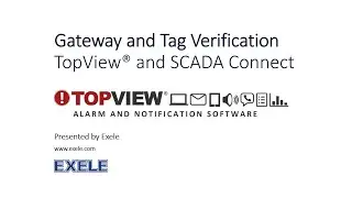 3. SCADA Connect : Steps After Syncing Alarms to TopView