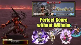 [FFBE] Infernal Eikon - Perfect Score without Wilhelm (Dark Damage)