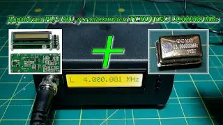 Modification of PLJ 1601 C Frequency Meter, installing TCXO JYEC 13Mhz
