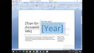 How to use Tool cover page,Blank Page,Break page Microsoftword 2007, lesson no 16
