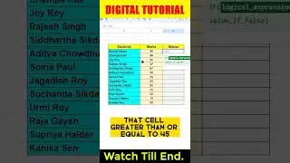 How to Easily Determine Pass or Fail in Google Sheets using IF Function 