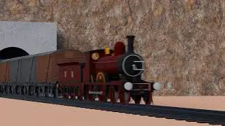 Furness Railway K2 Class Pulling Freight