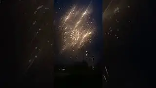 fireworks at Calgary Downtown