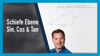 Schiefe Ebene: sin, cos und tan verwenden