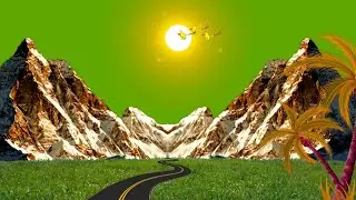 Green Screen Background | Best Green Screen Effects | Green Screen Animation | Mountain Green Screen