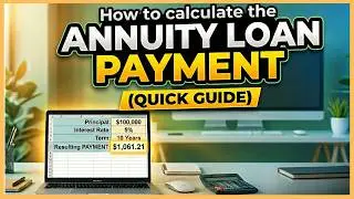 How to calculate the ANNUITY LOAN PAYMENT (Quick Guide) 💡 | Finance 101