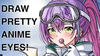 How To Draw Anime Eyes!