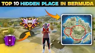 Top 10 Hidden Places in BR Ranked | Hidden Places in free fire | Br Rank Push Tips & Trick | FF