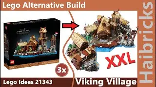 Lego Viking Village XXL - Lego Ideas Viking Village 3X | Alternate Build / Tutorial