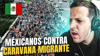 MEXICANOS ENFRENTAN CARAVANA MIGRANTE EN MEDIO DE INDIGNACIÓN ya que DEJAN SUS HIJOS VARADOS 🇲🇽