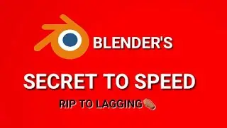 How To Increase Render Speed In Blender