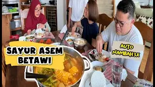 Nunggu satu Dekade , Akhirnya Bisa Makan sayur Asem Betawi di Canada
