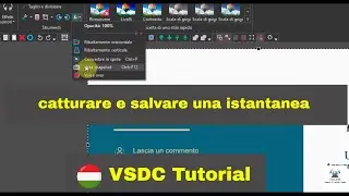 VSDC - esportare fotogramma da un video (tutorial)