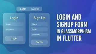 Animated Modern Login and Register Screen - Flutter UI Design