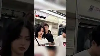 She ran out of the subway out of shame 🥹