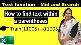 How to find text within a parentheses