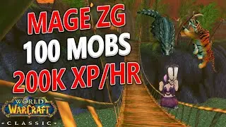 WoW Classic - IMPROVED ZG Mage AOE Farm! 100 Mobs in 16 Minutes!