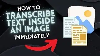How to TRANSCRIBE a TEXT from an IMAGE on a CELL PHONE