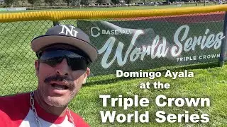 Domingo Ayala at the Triple Crown World Series in Colorado