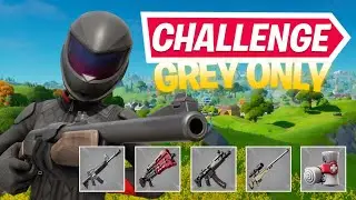The Dank *GREY* Weapons only Challenge in Fortnite...