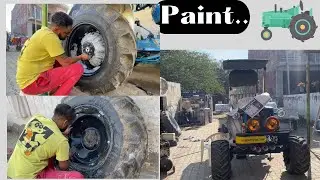 Paint krta shuru apa // Ford 3600 modifications at Home by Endpaal huni