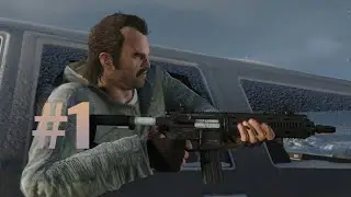 Прохождение ГТА 5 Grand Theft Auto V (GTA 5) — Часть 1: Ограбление в Людендорфе (Франклин и Ламар)