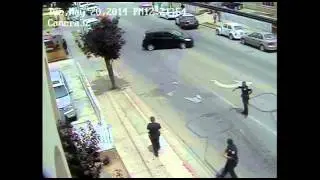 Security Camera of Salinas Police Shooting