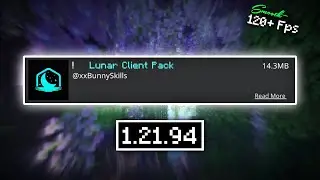 Lunar Client Pack For MCPE 1.21+ | FPS Boost, Mod Menu, Optifine 🔥