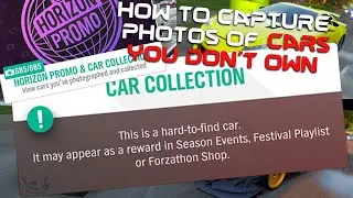 How to capture photos of CARS YOU DON'T OWN - Forza Horizon 4