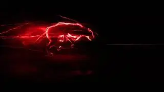 Run panther intro template no text 3d intro template, SS vfx green screen