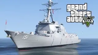 GTA V DDG-151 Nathan James (The Last Ship) first official release (MOD)