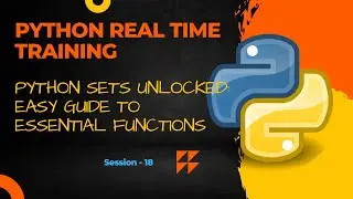 Python Sets Unlocked: Easy Guide to Essential Functions