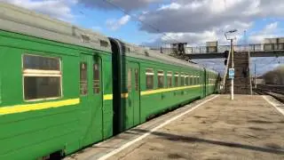 Электропоезд ЭР2-1202/3055 станция Урванка