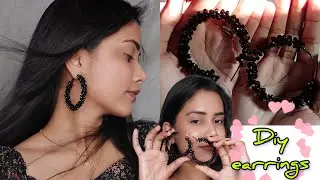 Diy Earring 😍✨️🖤