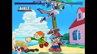 MUGEN Request: Saki & Ky Kiske Vs Boyfriend & Pico