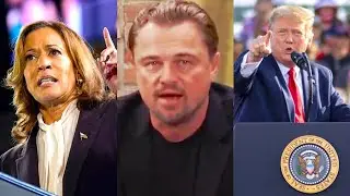Leonardo DiCaprio Calls Out Trump & Endorses Kamala On Climate Change!
