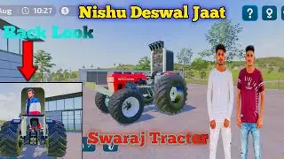 😭@nishu_deshwal tractor modified| FS 23 nishu deshwal tractor mod | fs 23 Swaraj 855 tractor mod